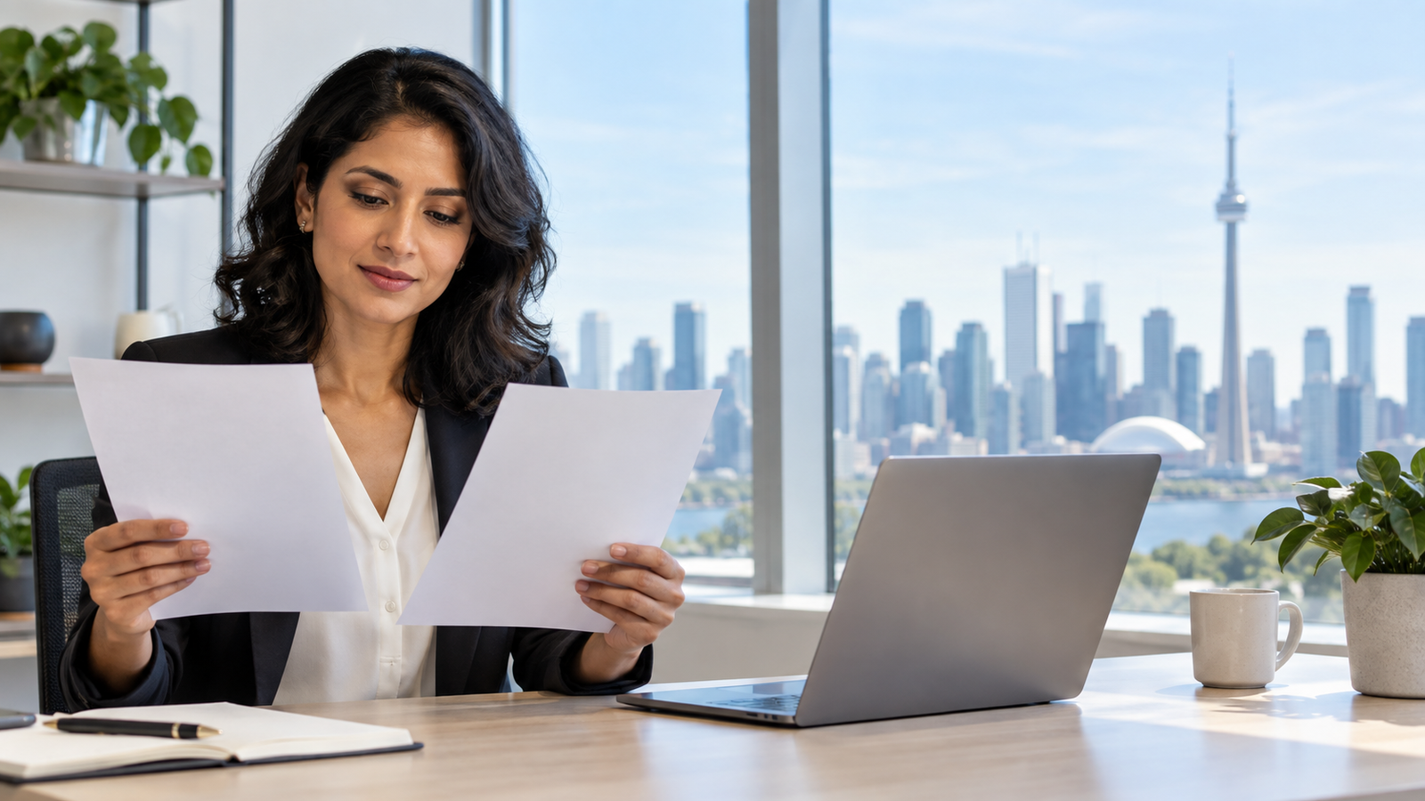 Editorial comparison of earned media and paid advertising in a Canadian office.
